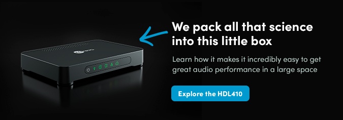 Nureva HDL410 audio conferencing system for large spaces